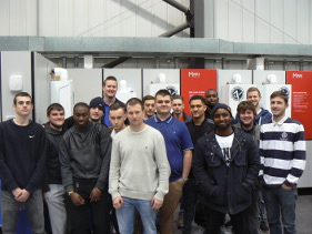 Students that completed NVQ level 3 in February 2015